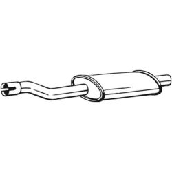 Vidurinis duslintuvas BOSAL 148-099