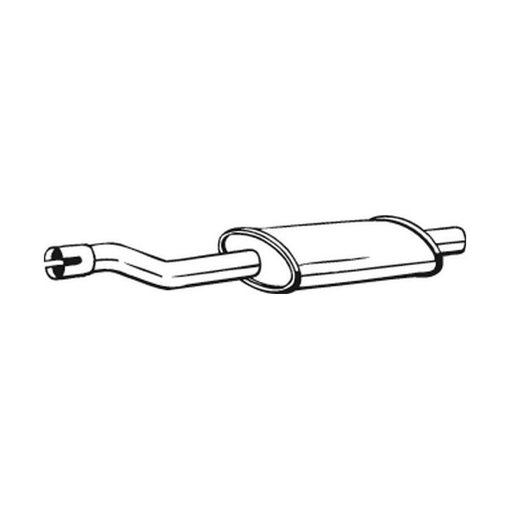 Vidurinis duslintuvas BOSAL 148-099