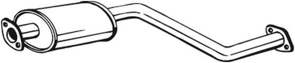 Vidurinis duslintuvas BOSAL 169-029