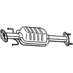 Vidurinis duslintuvas BOSAL 169-061