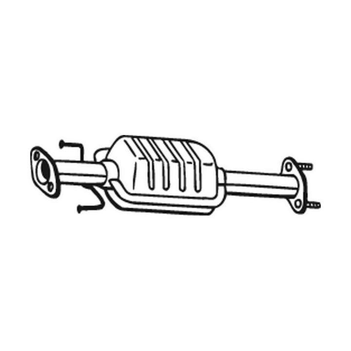 Vidurinis duslintuvas BOSAL 169-061