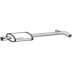 Vidurinis duslintuvas BOSAL 200-099