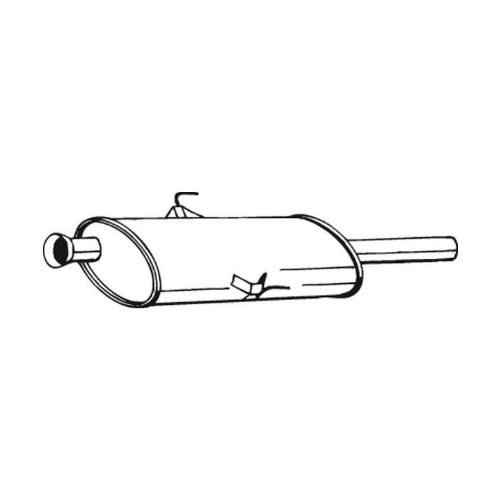 Vidurinis duslintuvas BOSAL 200-153