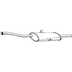 Vidurinis duslintuvas BOSAL 200-163