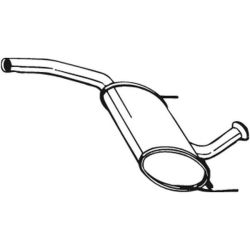 Vidurinis duslintuvas BOSAL 200-221