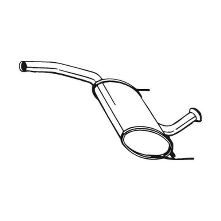 Vidurinis duslintuvas BOSAL 200-221