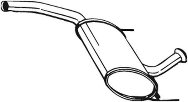 Vidurinis duslintuvas BOSAL 200-221