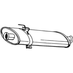 Vidurinis duslintuvas BOSAL 200-269