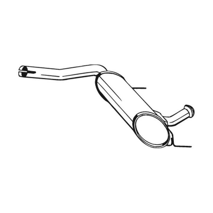 Vidurinis duslintuvas BOSAL 200-729