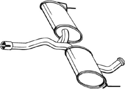 Vidurinis duslintuvas BOSAL 200-731