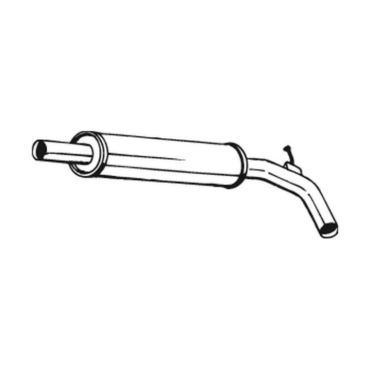 Vidurinis duslintuvas BOSAL 227-617