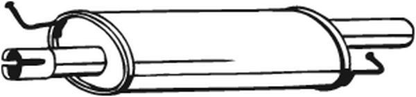 Vidurinis duslintuvas BOSAL 233-575