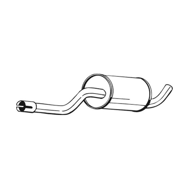 Vidurinis duslintuvas BOSAL 235-017