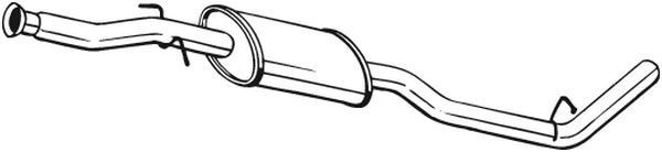 Vidurinis duslintuvas BOSAL 279-415