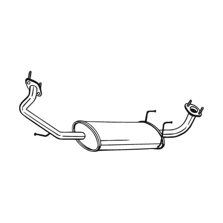 Vidurinis duslintuvas BOSAL 280-183