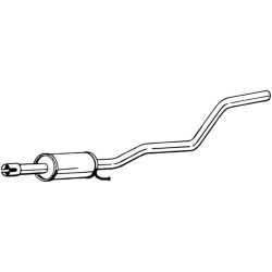 Vidurinis duslintuvas BOSAL 280-299