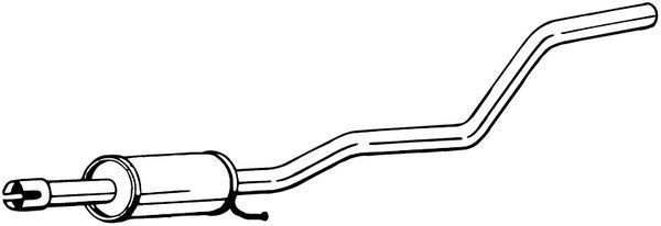 Vidurinis duslintuvas BOSAL 280-299