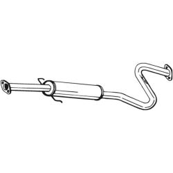 Vidurinis duslintuvas BOSAL 281-215