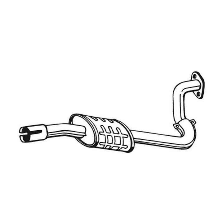 Vidurinis duslintuvas BOSAL 281-277