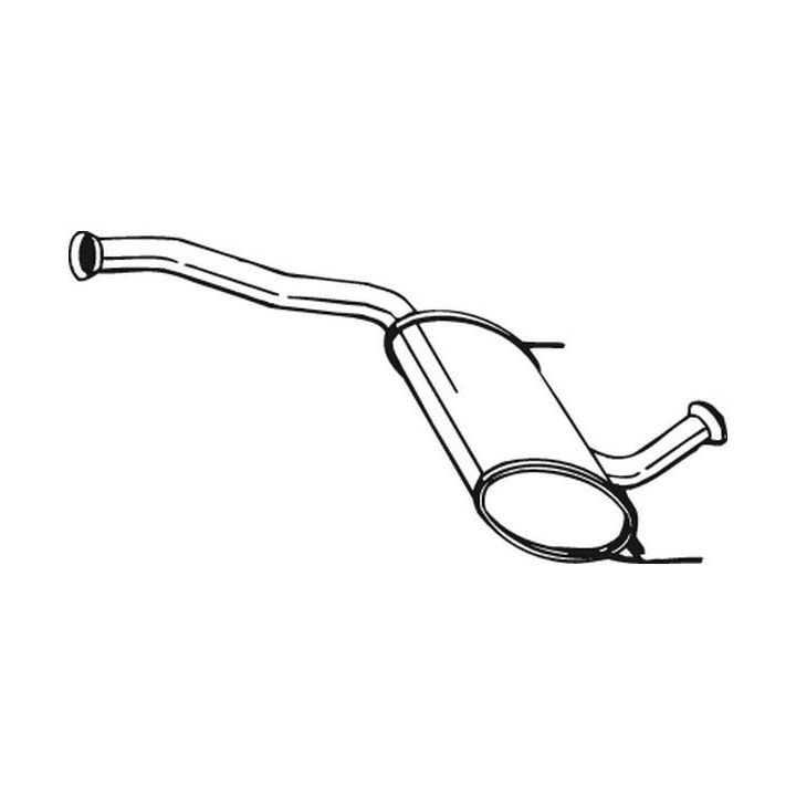 Vidurinis duslintuvas BOSAL 281-693