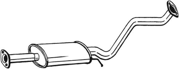 Vidurinis duslintuvas BOSAL 281-841