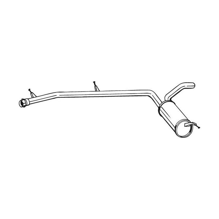 Vidurinis duslintuvas BOSAL 282-859