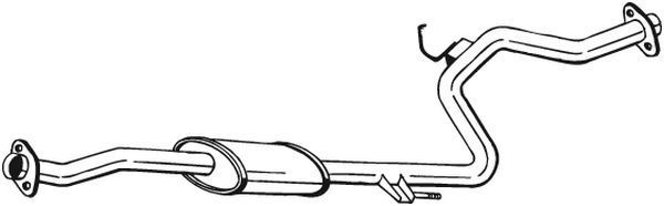 Vidurinis duslintuvas BOSAL 283-809