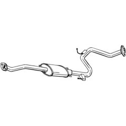 Vidurinis duslintuvas BOSAL 283-861