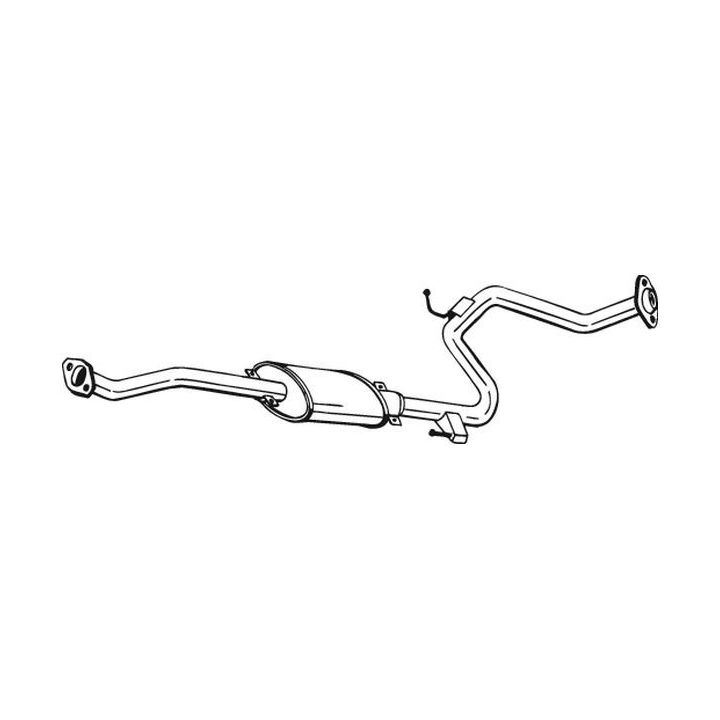 Vidurinis duslintuvas BOSAL 283-861