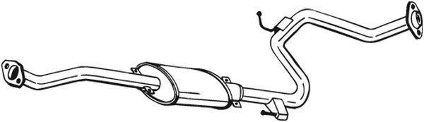 Vidurinis duslintuvas BOSAL 283-861