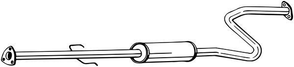 Vidurinis duslintuvas BOSAL 284-241