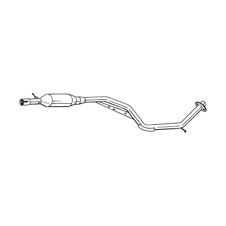 Vidurinis duslintuvas BOSAL 284-393