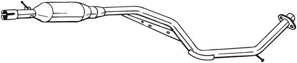 Vidurinis duslintuvas BOSAL 284-393