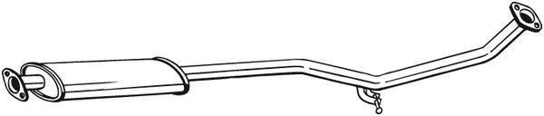 Vidurinis duslintuvas BOSAL 284-423