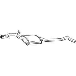 Vidurinis duslintuvas BOSAL 284-463