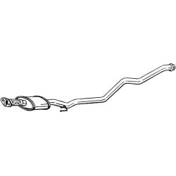 Vidurinis duslintuvas BOSAL 284-631