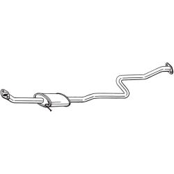 Vidurinis duslintuvas BOSAL 284-705