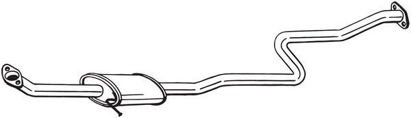 Vidurinis duslintuvas BOSAL 284-705