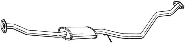 Vidurinis duslintuvas BOSAL 286-103