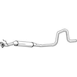 Vidurinis duslintuvas BOSAL 287-431