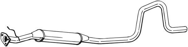 Vidurinis duslintuvas BOSAL 287-431