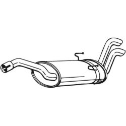 Galinis duslintuvas BOSAL 135-063