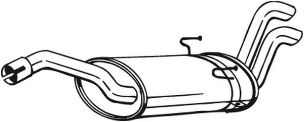 Galinis duslintuvas BOSAL 135-063