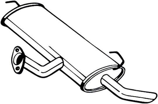 Galinis duslintuvas BOSAL 145-335