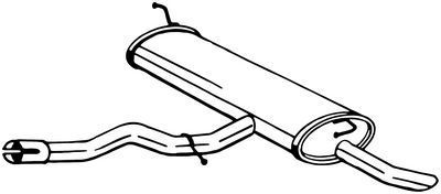 Galinis duslintuvas BOSAL 145-343