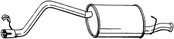 Galinis duslintuvas BOSAL 148-035