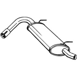 Galinis duslintuvas BOSAL 148-135