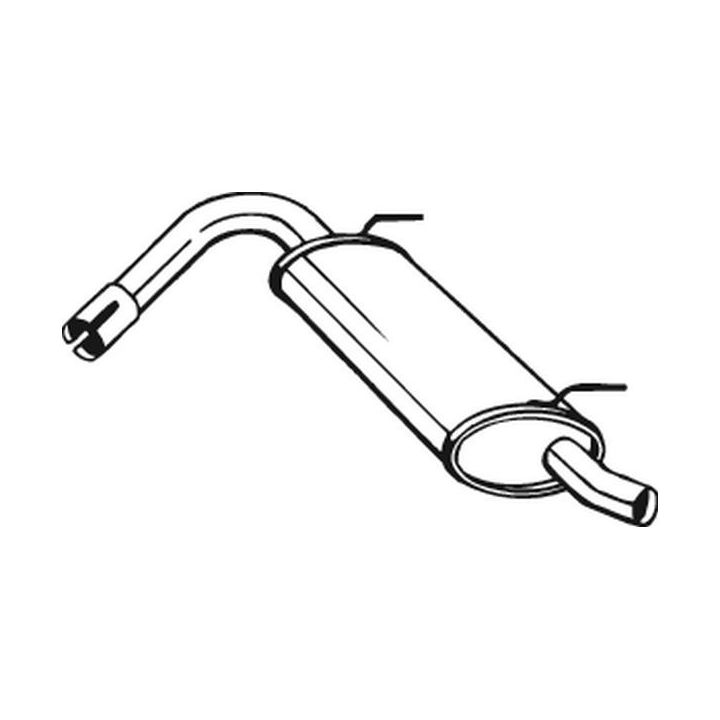 Galinis duslintuvas BOSAL 148-135