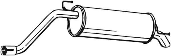 Galinis duslintuvas BOSAL 148-161