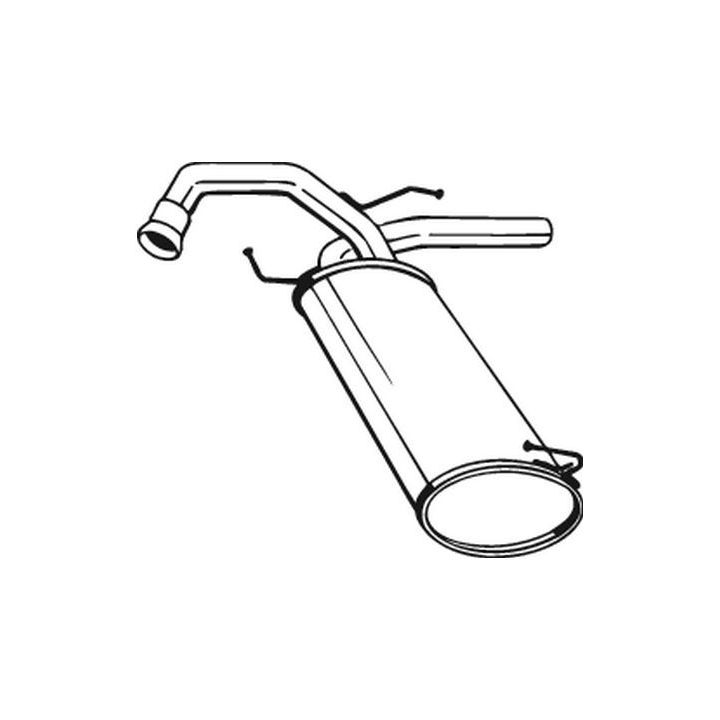 Galinis duslintuvas BOSAL 148-171